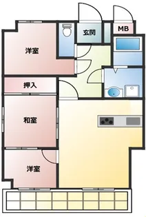 メゾン下沢【2階】の間取り