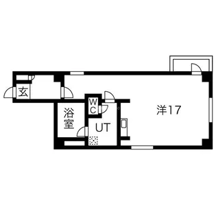 大阪府大阪市西区川口1丁目【マンション】の間取り