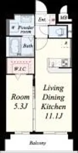 レトワール吉塚【1階】の間取り