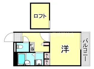 レオパレス武庫川【2階】の間取り