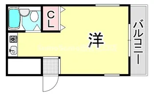 メゾンモナムール【2階】の間取り