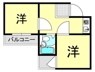 アメニティ東神戸【4階】の間取り