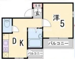 兵庫県神戸市東灘区魚崎南町2丁目【マンション】の間取り
