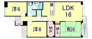 ドルチェ甲子園【5階】の間取り
