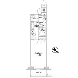 コンフォリア北参道【12階】の間取り
