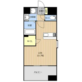 LIBTH吉塚【8階】の間取り