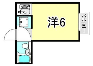 ラッフィナート磯馴【5階】の間取り