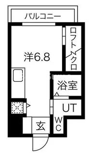 コーラルポワント難波WEST【5階】の間取り