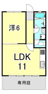 パークハイツ【1階】の間取り