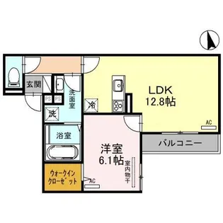 グランディール・ロジェ【2階】の間取り