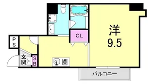 大阪府大阪市中央区南久宝寺町1丁目【マンション】の間取り