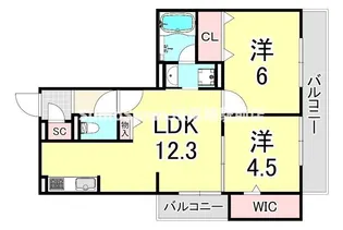 SOLEIL【3階】の間取り