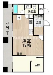 大阪府大阪市西区京町堀1丁目【マンション】の間取り
