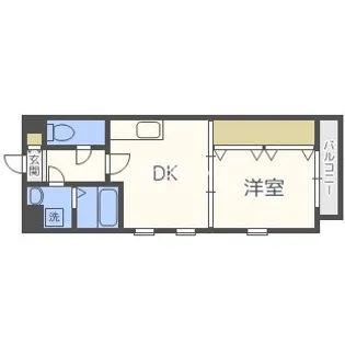 大阪府大阪市西区江戸堀1丁目【マンション】の間取り