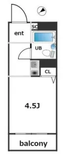 アンピエス六甲【5階】の間取り