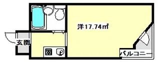 ベルデ北野【1階】の間取り