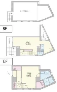 クーカイテラス恵比寿の間取り
