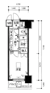 菱和パレス上馬【4階】の間取り