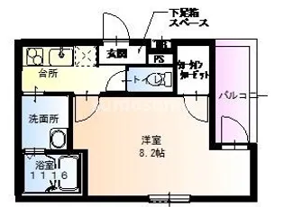 フジパレス大物駅北Ⅰ番館【3階】の間取り