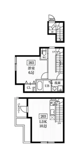 ミハス池尻の間取り