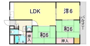 東朋第一マンション【6階】の間取り