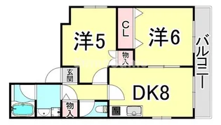 ロイヤルメゾン岡本Ⅲ【3階】の間取り