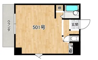 大阪府大阪市中央区島之内2丁目【マンション】の間取り