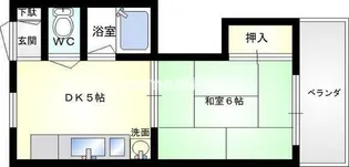 ハイツフェニックス【1階】の間取り