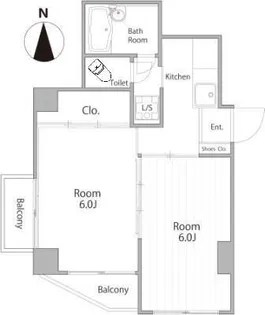 メブキ太子堂【2階】の間取り