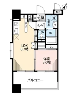 サヴォイエリート 【14階】の間取り