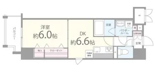 大阪府大阪市中央区上町【マンション】の間取り