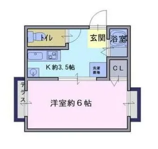 コンフォート須磨【1階】の間取り
