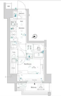 AXASレジデンス目黒東【7階】の間取り