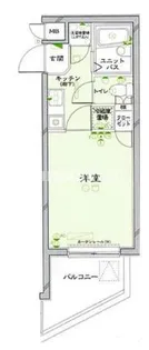 ルーブル都立大学【1階】の間取り