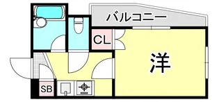 兵庫県芦屋市東芦屋町【マンション】の間取り