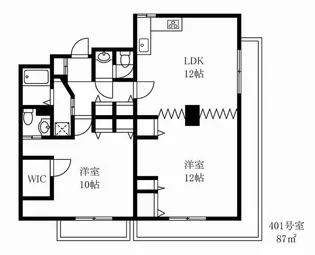パインヒルガーデン【4階】の間取り