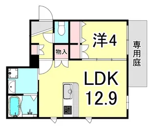 LOOP RESIDENCE【1階】の間取り
