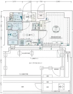 エステムコート神戸元町Ⅱリザーヴ【6階】の間取り