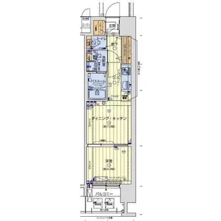 大阪府大阪市西区九条1丁目【マンション】の間取り