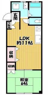 腕塚マンション【2階】の間取り