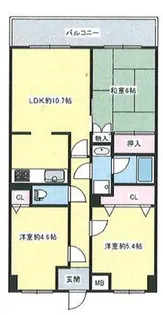 プリオーレ神戸山ノ手【6階】の間取り