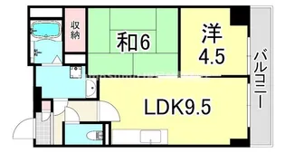 兵庫県尼崎市常光寺1丁目【マンション】の間取り