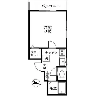 ファイン上馬【4階】の間取り