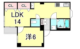 マツダマンション【3階】の間取り