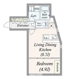 GRAN PASEO 池尻大橋【2階】の間取り