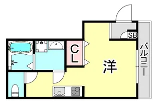ロジュマンヴェールⅤ【1階】の間取り