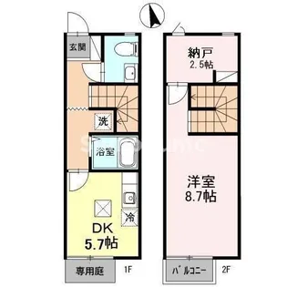 CASAJR箱崎 A棟の間取り