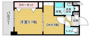 リファレンスベイサイド【9階】の間取り