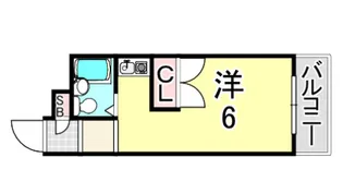 プチグレイス7番館 【4階】の間取り