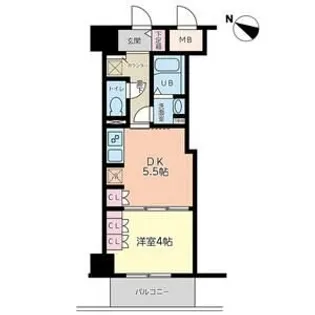 神戸元町Noah【9階】の間取り